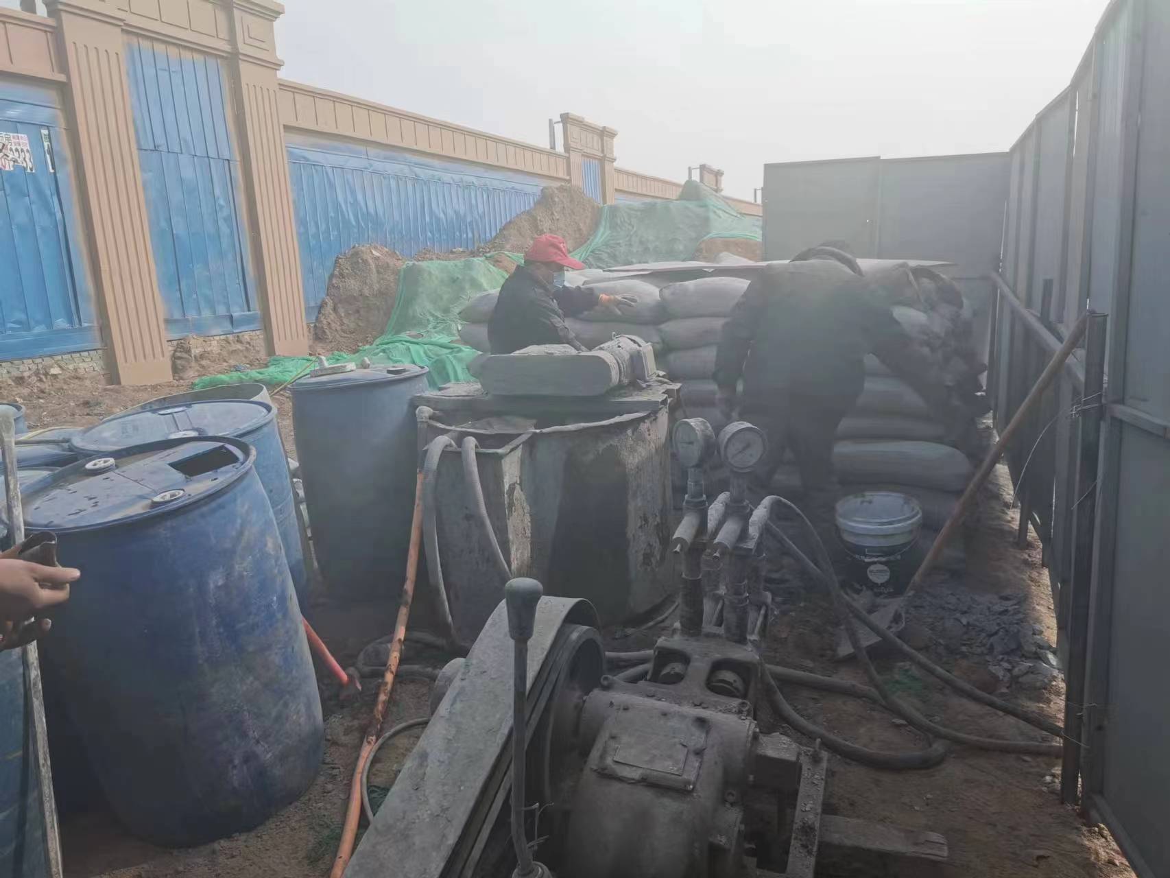 香坊地基沉降注浆加固